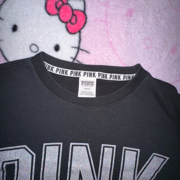 vs pink glitter holographic sweatshirt - Picture 3 of 6